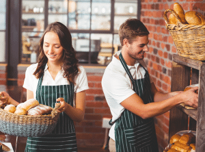 photo of happy co workers smiling