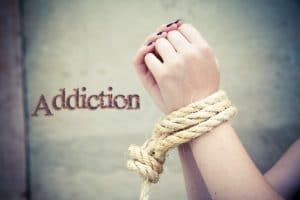 illustration of addiction