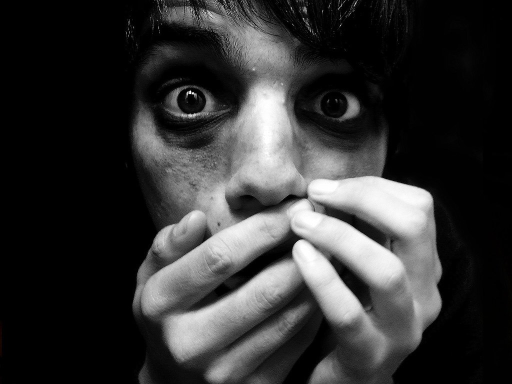 anxious man
