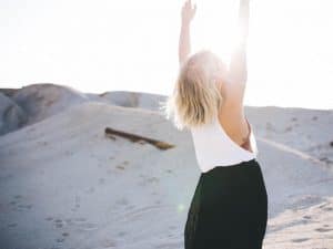 woman living a healthier life