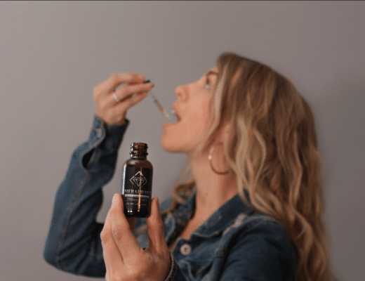 girl with cbd dosing