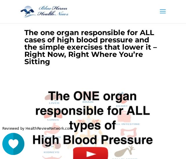 High Blood Pressure Blue Heron Review