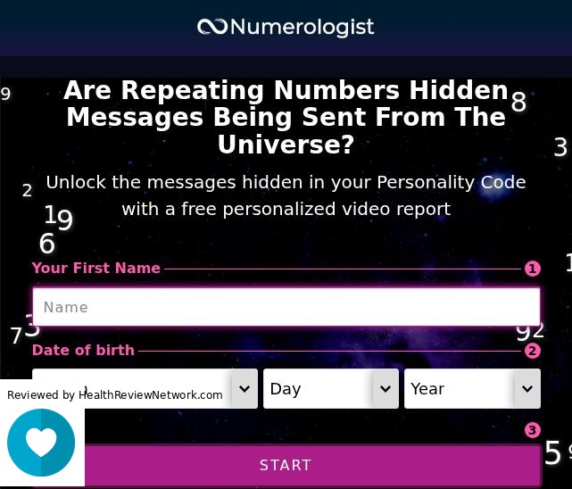 Numerologist Com Spiritual Review - Screenshot of website