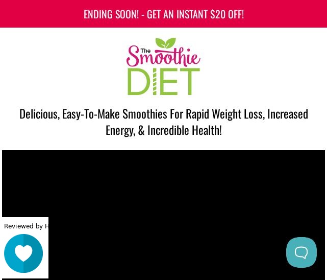 Smoothie Diet 21 Day Program Weight Loss Review - Screenshot of website