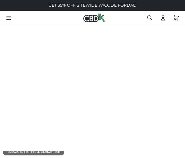 Cbdfx Cbd Review - Screenshot of website