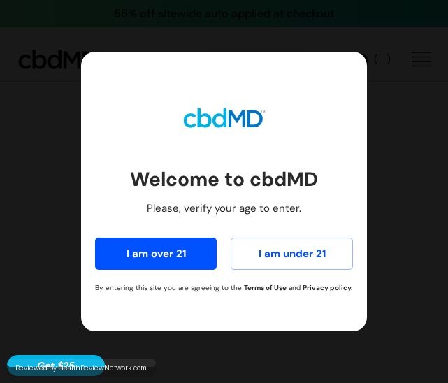 Cbdmd Cbd Review - Screenshot of website