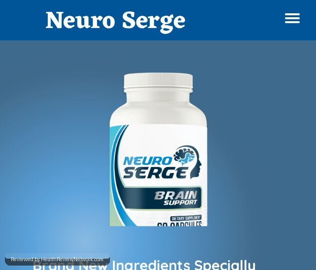 Neuroserge Brain Review - Screenshot of website