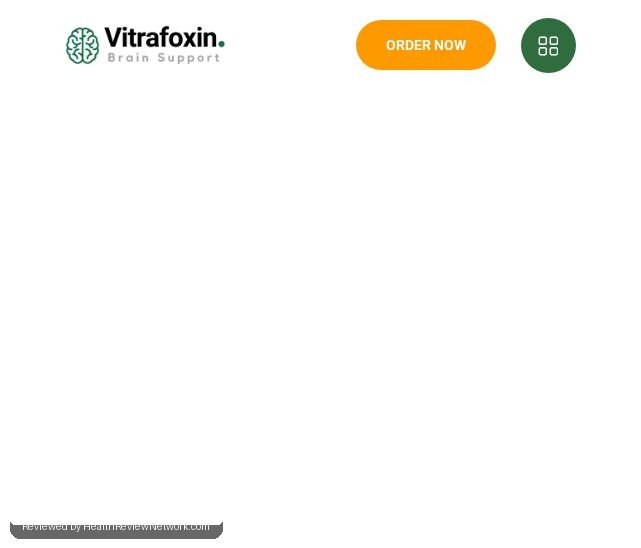 Vitrafoxin Brain Review - Screenshot of website