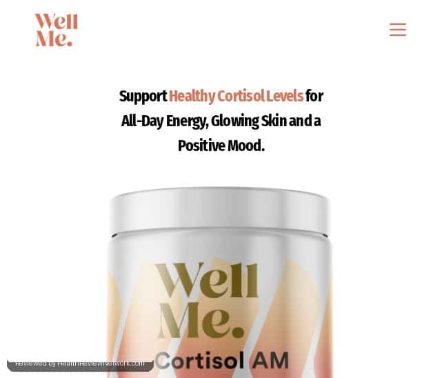 Cortisol Am Beauty Review - Screenshot of website