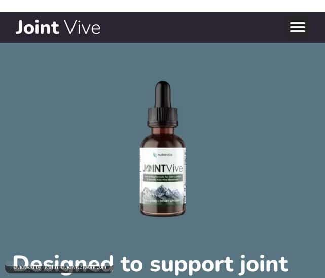 Jointvive Mobility Review - Screenshot of website