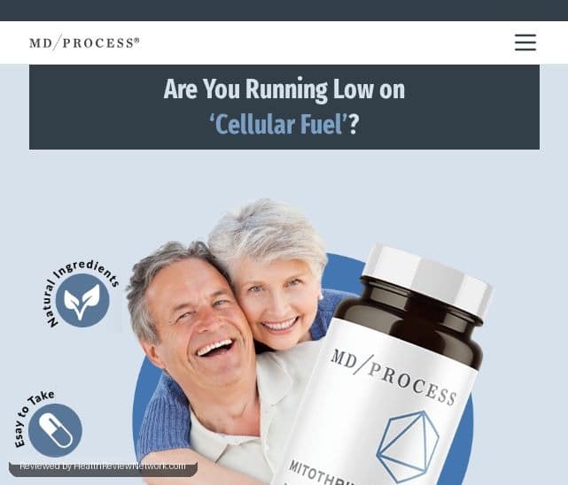 Mitothrive Wellbeing Review - Screenshot of website