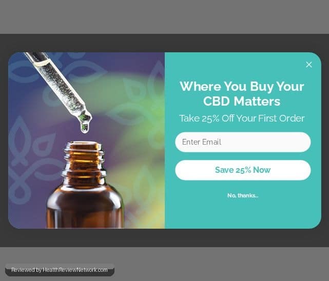 Purely Cbd Cbd Review - Screenshot of website