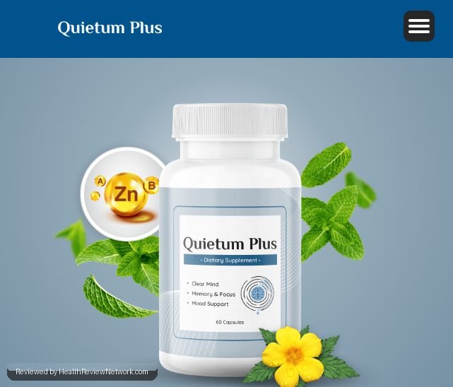 Quietum Plus Tinnitus Review - Screenshot of website