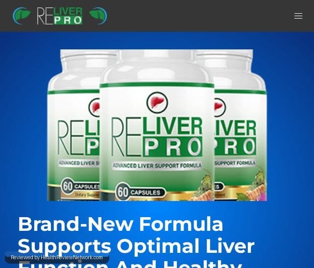 Reliver Wellbeing Review - Screenshot of website