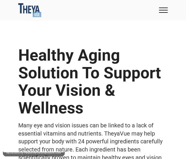 Theyavue Beauty Review - Screenshot of website