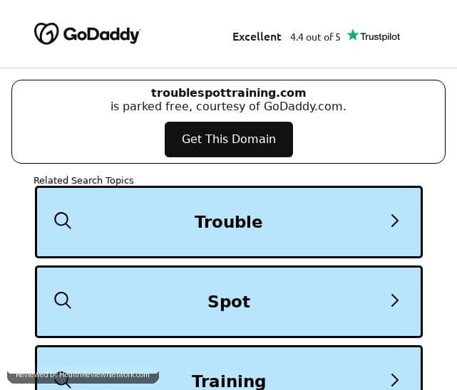 Trouble Spot Training Review